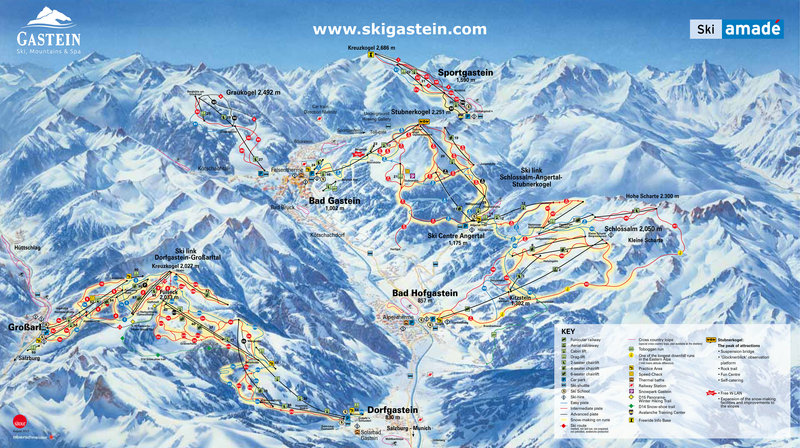 Badgastein Ski Panorama